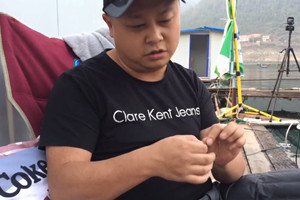 筏钓现场解说 钓场变化中线组的改变 [视频]